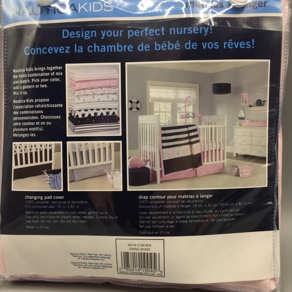 Nautica Kids Bedding Nautical Kids Pink Changing Pad Cover Poshmark Nautica Kids Bedding Nautical Kids Pink Changing Pad Cover Poshmark